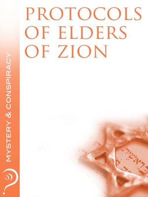 cover image of Protocols of Elders of Zion